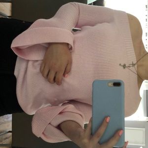 Lovers+Friends Off Shoulder Knit Sweater